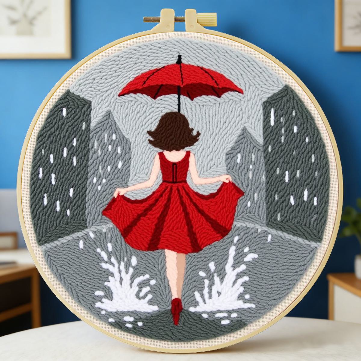 Is Sewing Textile Art - 20X20CM/7.87 inç Kadınlar İçin Punch İğne