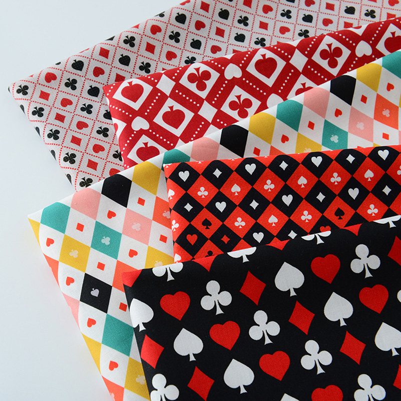 Sewing And Textile - Ins Poker Elemanı Pamuk Dijital Baskı