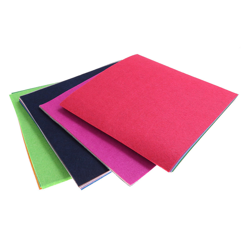 Is Sewing Textile Art - 40 Adet Canlı Renkli Dokumasız Kumaş