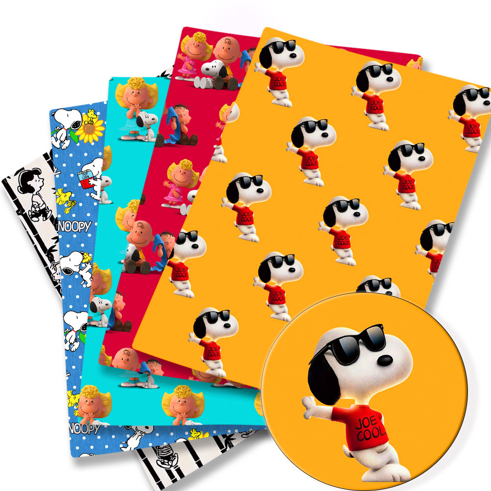 Sewing And Textile - TAKARA TOMY Snoopy kumaş140x50CM Karikatür Polyester