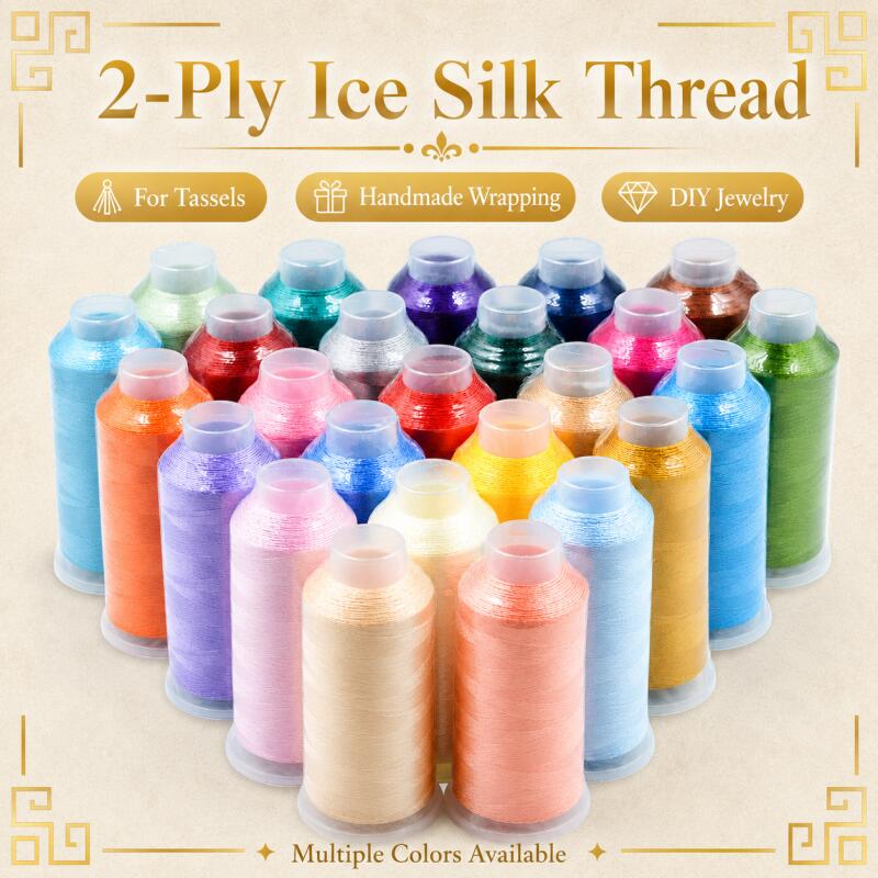 Sewing Thread In Textile - Dikey Püskül İpliği 150D/2 Telli Nakış