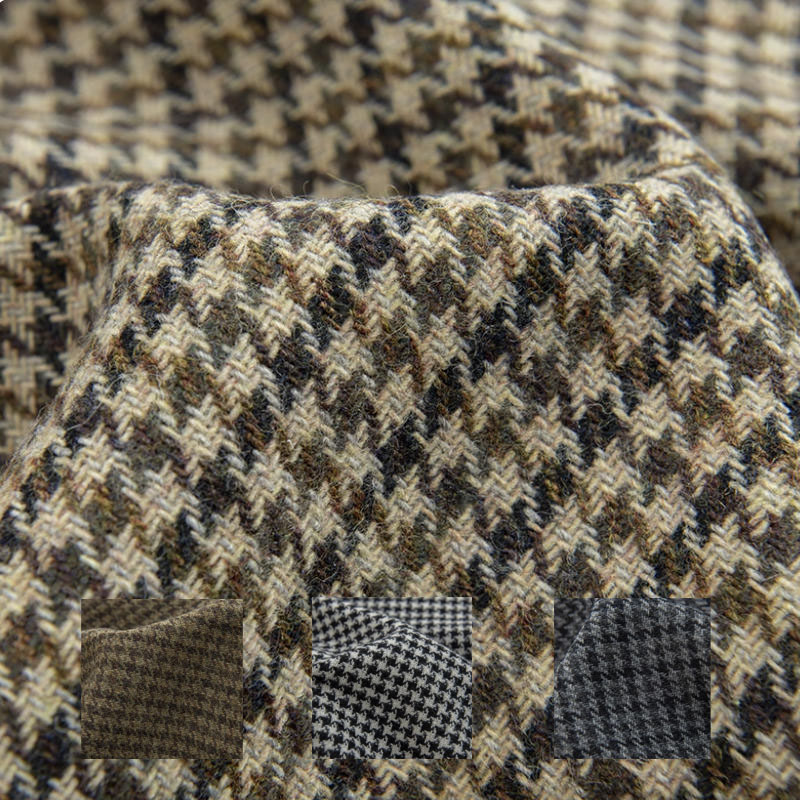 Sewing Tweed - Açık Kahve Küçük Balıksırtı Desenli İplik