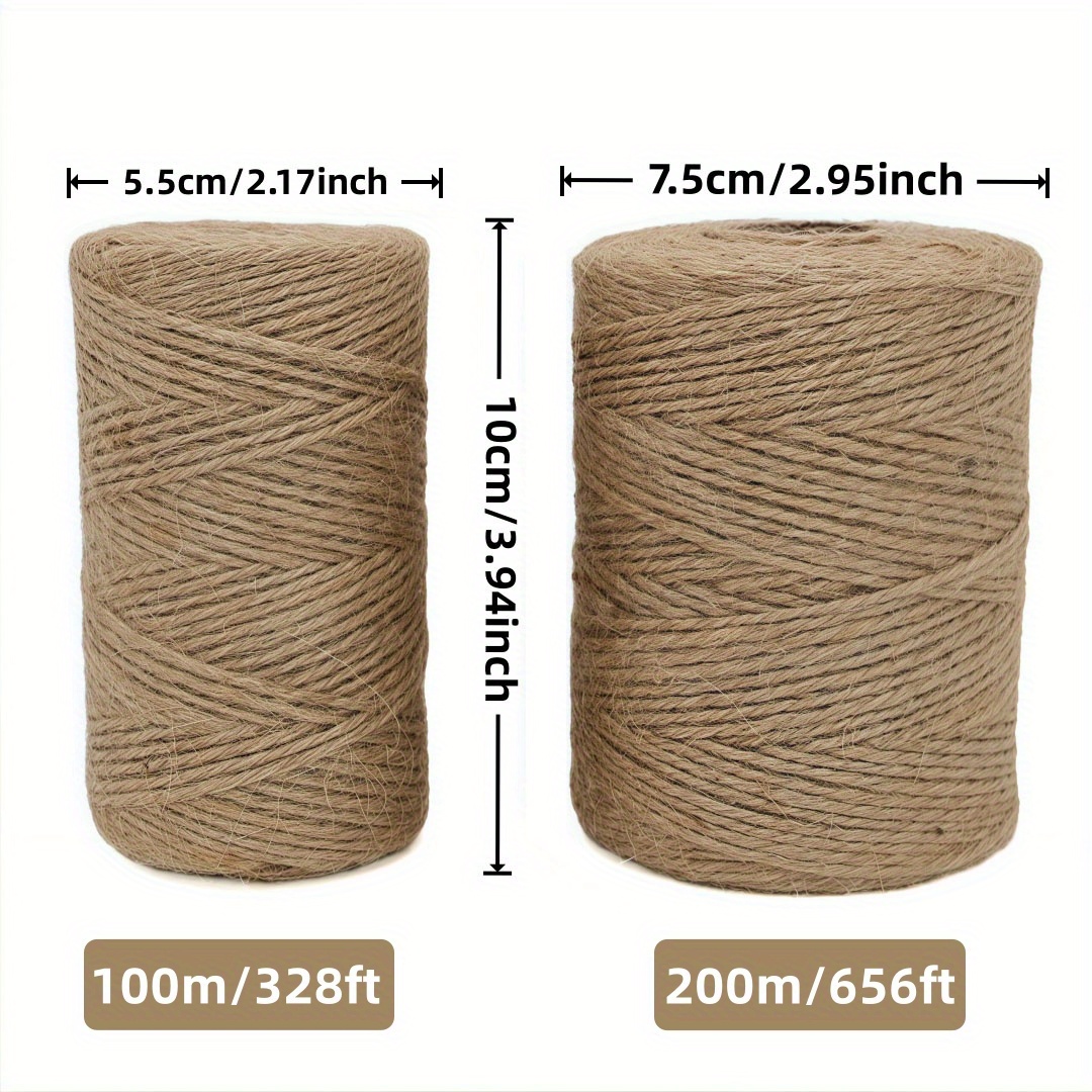2/3/4mm Doğal Jüt Halat Dize Ş - Sewing Thread In Textile incelemesi ve fiyatı