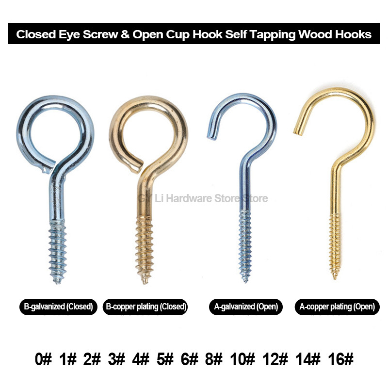 Kendiliğinden Vidalanan Kapalı - Hook Eye Fastener incelemesi ve fiyatı