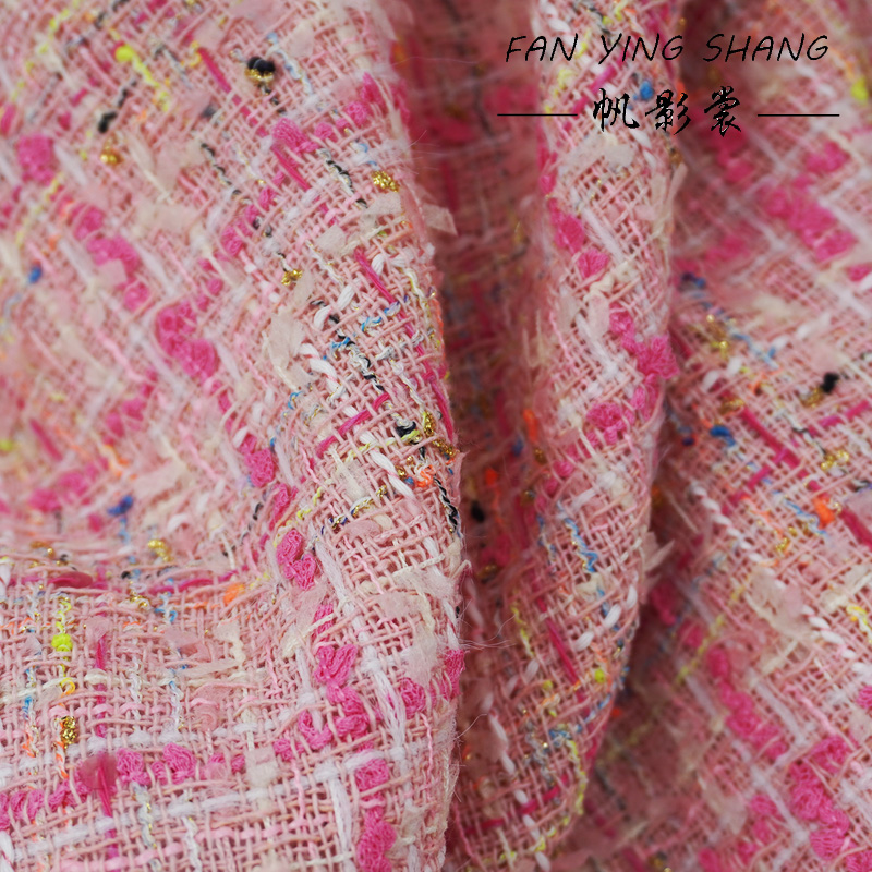 Pembe Ekose Püsküllü Pamuklu T - Sewing Tweed incelemesi ve fiyatı