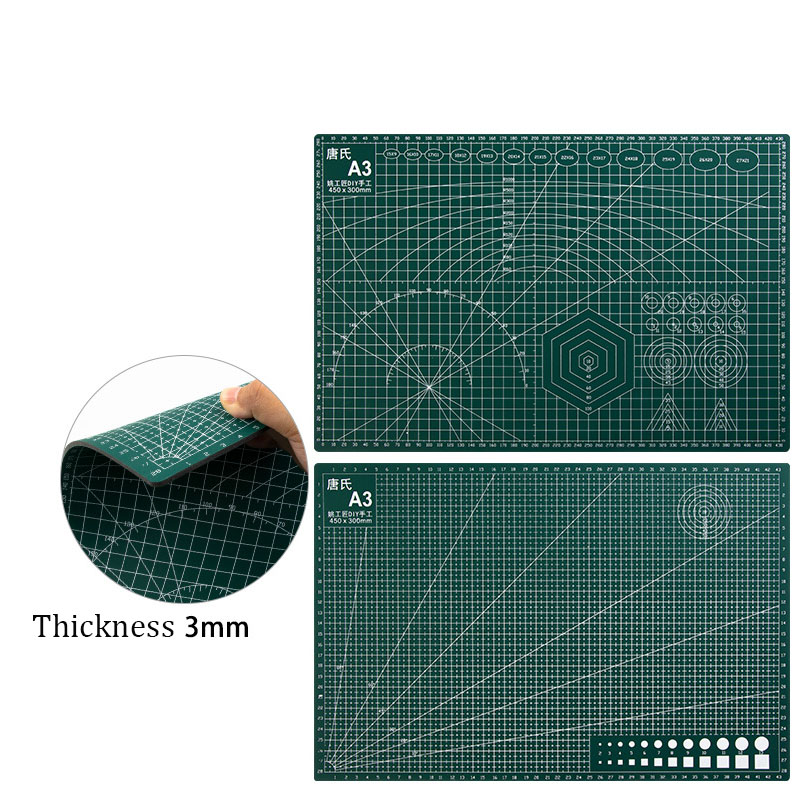 A2 A3 A4 PVC kesme Mat Pad çif - Cutting Mat Self Heal incelemesi ve fiyatı