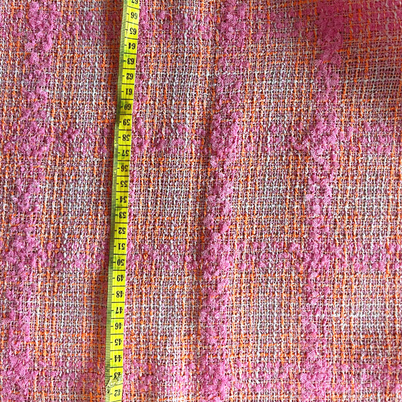 Pembe ve Turuncu Kafes Desenli - Sewing Tweed incelemesi ve fiyatı