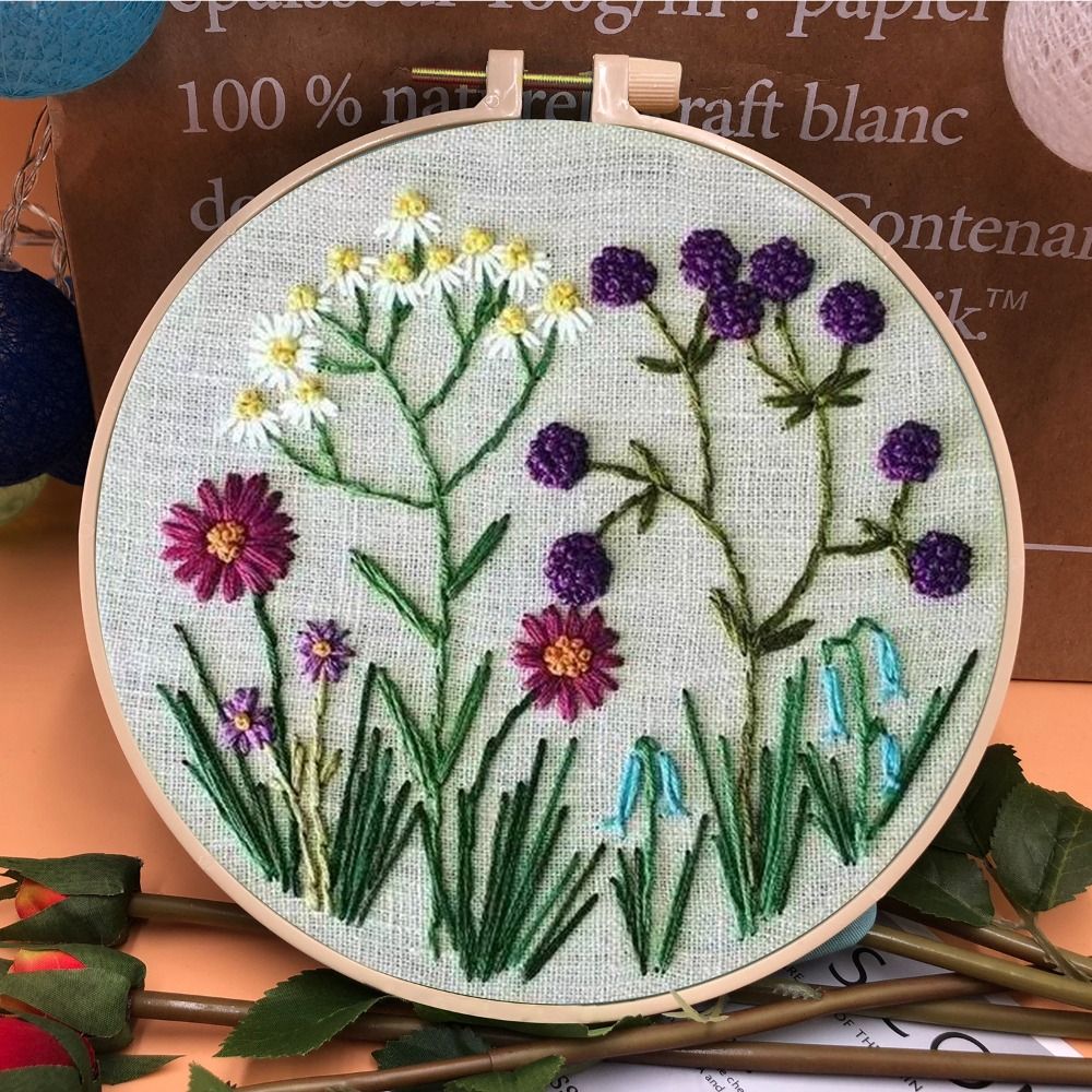 Çiçek Desen DIY Nakış Kitleri  - Textile Sewing Patterns incelemesi ve fiyatı