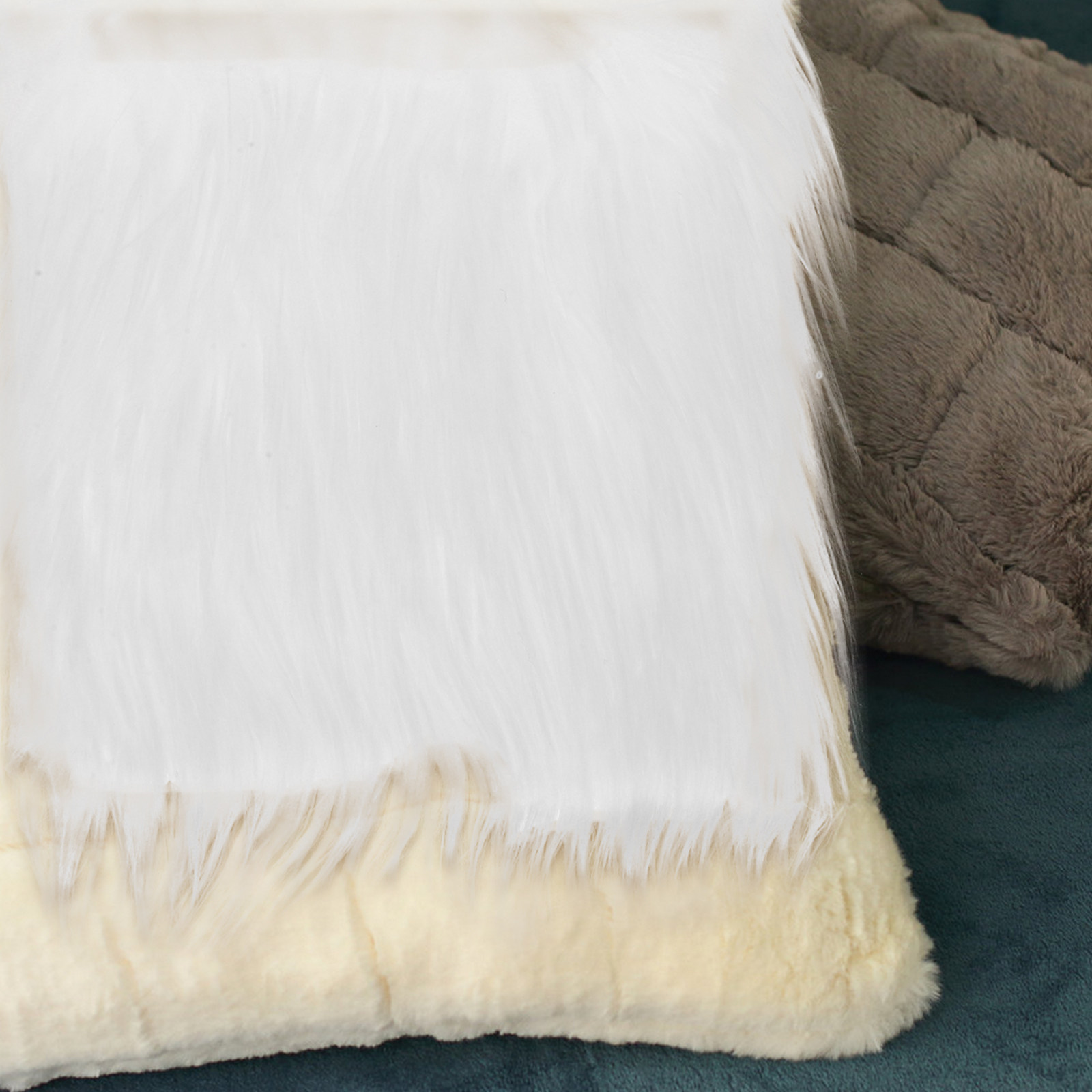 2 adet kare uzun saç suni kuma - Sewing And Textile incelemesi ve fiyatı