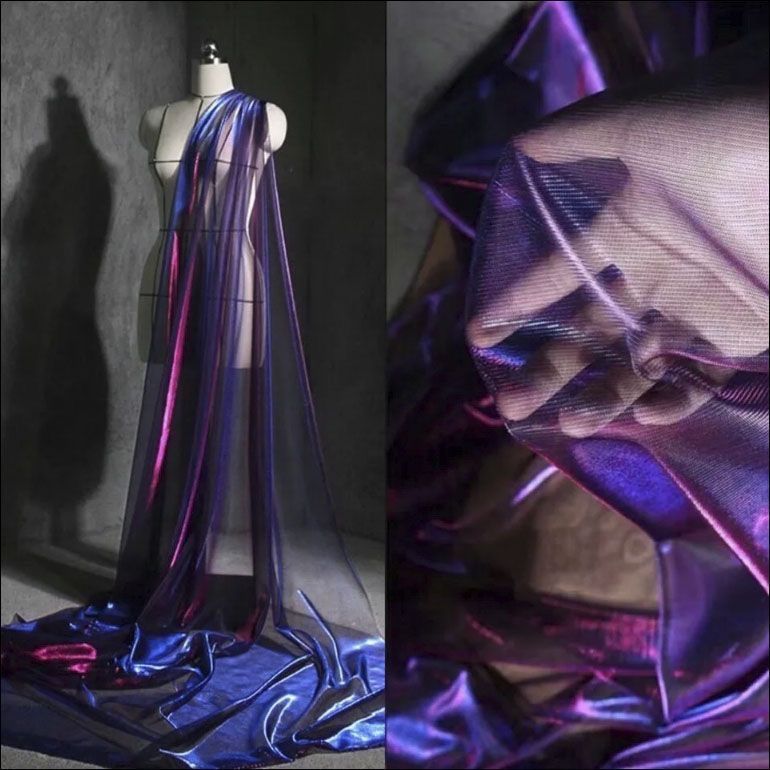 Metalik Glitter Örgü Tül Kumaş - Sewing Technical Fabrics incelemesi ve fiyatı