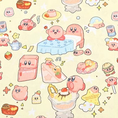 Karikatür Kirby %100 Pamuklu K - Textile And Sewing Materials incelemesi ve fiyatı