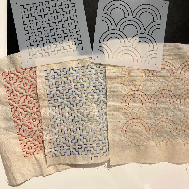 Nakış Şablon Seti Sashiko Yeni - Textile Sewing Patterns incelemesi ve fiyatı