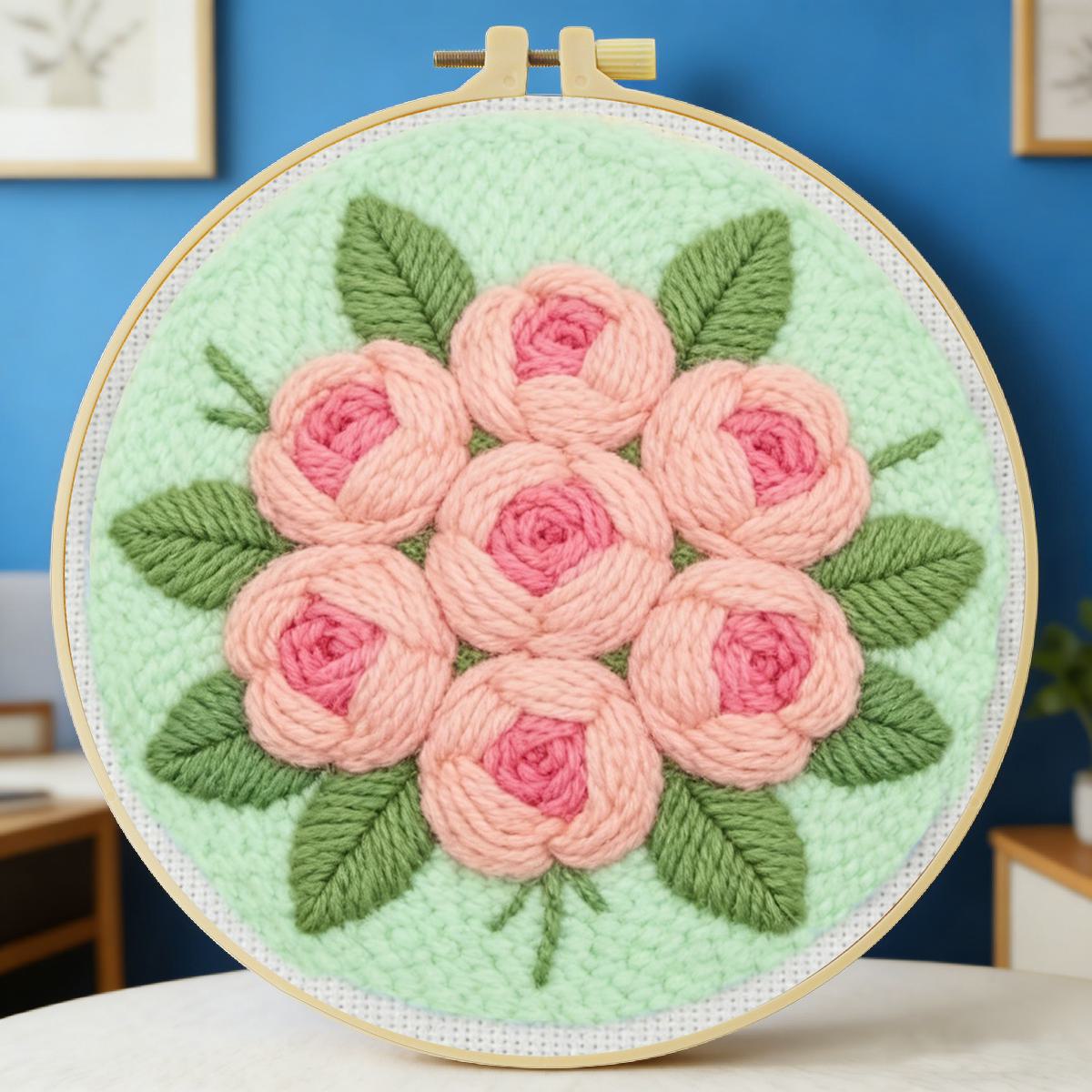 20X20CM/7.87 inç Çiçek Desenli - Is Sewing Textile Art incelemesi ve fiyatı