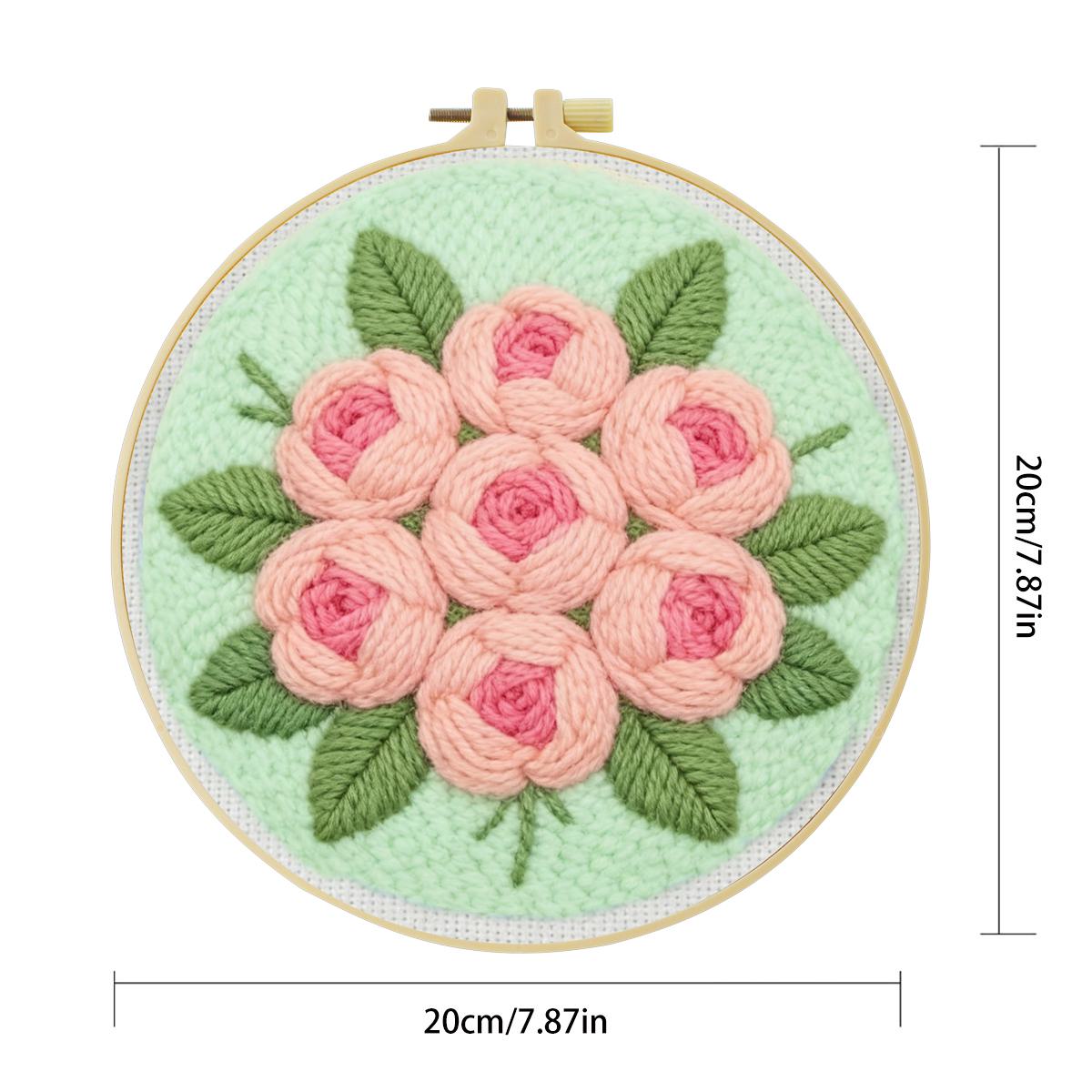 20X20CM/7.87 inç Çiçek Desenli - Is Sewing Textile Art incelemesi ve fiyatı